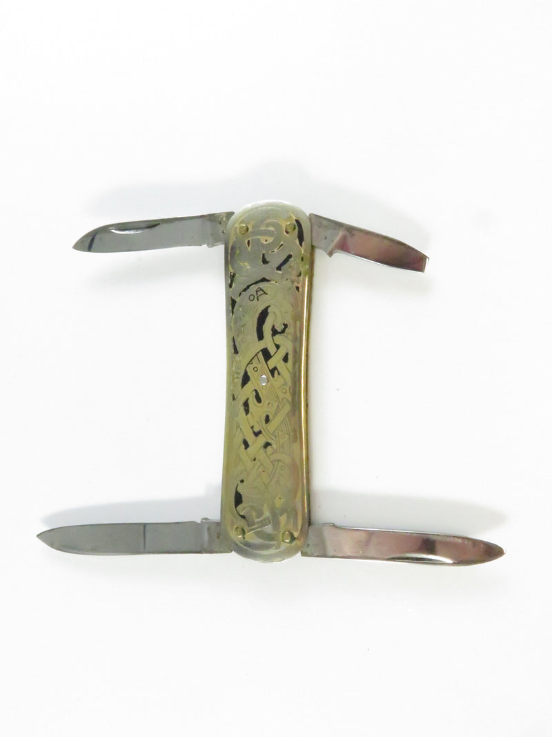 Vintage EKA Sweden Pin Knife - Coat of Arms - For Parts/Restoration
