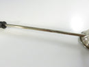 Vintage Candle Snuffer Silver Tone Metal Bell Black Wood Handle Candle Extinguisher Mid Century 10 Inch 1950s Toned