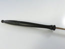 Vintage Candle Snuffer Silver Tone Metal Bell Black Wood Handle Candle Extinguisher Mid Century 10 Inch 1950s Toned