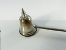 Vintage Candle Snuffer Silver Tone Metal Bell Black Wood Handle Candle Extinguisher Mid Century 10 Inch 1950s Toned