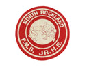 Vintage North Rockland Wrestling Patch Fieldstone Middle School Jr. H.S. - 1950s - Unused — front view