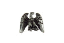 Vintage Blackened Metal American Eagle Patriotic Brooch Heavy Manly Pin 1 3/8" — Jewelry & Watches:Fashion Jewelry:Pins & Bro