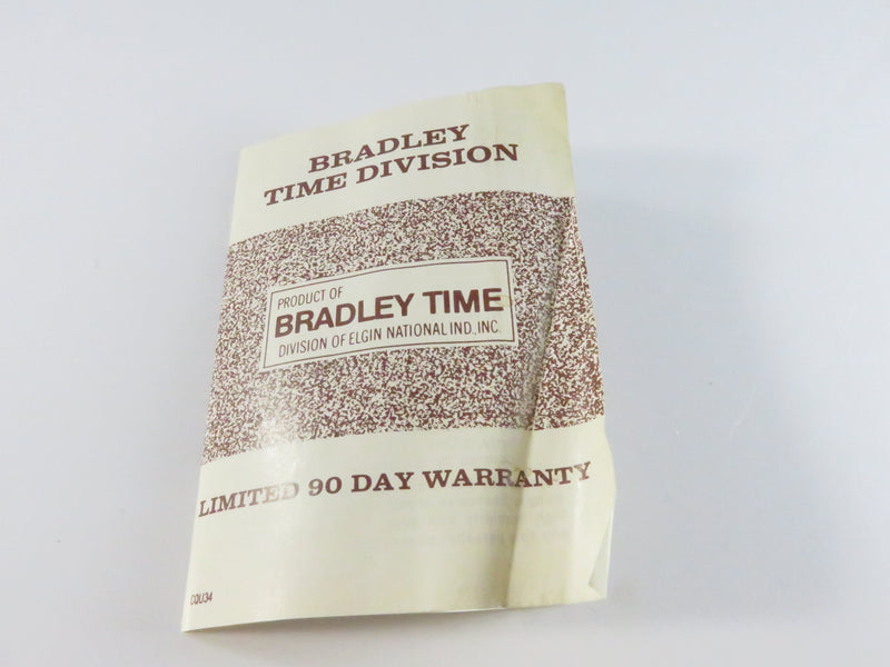 Vintage Bradley Mickey Mouse Watch - Mechanical - Original Box & Papers - For Repair