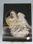 1992 Bride Doll Gown 7101 - Vintage Crochet Pattern - Annie's Attic - Barbie Doll Dress — front view