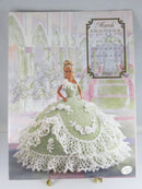 Vintage Miss March 1992 Crochet Pattern - Annie's Attic - Barbie Doll Dress — front view