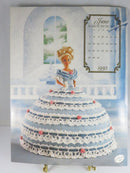 Vintage Miss June 1992 Crochet Pattern - Annie's Attic - Barbie Doll Dress — front view