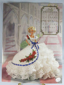 Vintage Miss July 1992 Crochet Pattern - Annie's Attic - Barbie Doll Dress — front view