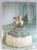 Vintage Miss September 1992 Crochet Pattern - Annie's Attic - Barbie Doll Dress — front view