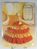 Vintage Miss November 1992 Crochet Pattern - Annie's Attic - Barbie Doll Dress — front view