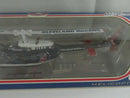 Back panel of White Rose Collectibles Bell JetRanger box with 1:43 scale diecast and MLBP 2001 text
