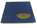 Mr. Bartender patterned blue box lid with Mr. Bartender Products Inc. Torrance, California label