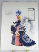 Vintage Miss September 1993 No. 7609 Crochet Pattern - Annie's Attic - Barbie Doll Dress — front view