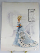 Vintage Miss October 1993 No. 7610 Crochet Pattern - Annie's Attic - Barbie Doll Dress — front view