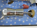 Mr Bartender Mr Twosome No. 1B105 Chrome Jigger & Automatic Measuring Pourer Set circa 1960 Model bottle opener