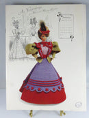 Vintage Miss January 1994 No. 7701 Crochet Pattern - Annie's Attic - Barbie Doll Dress — front view