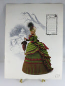 Vintage Miss January 1993 No. 7601 Crochet Pattern - Annie's Attic - Barbie Doll Dress — front view