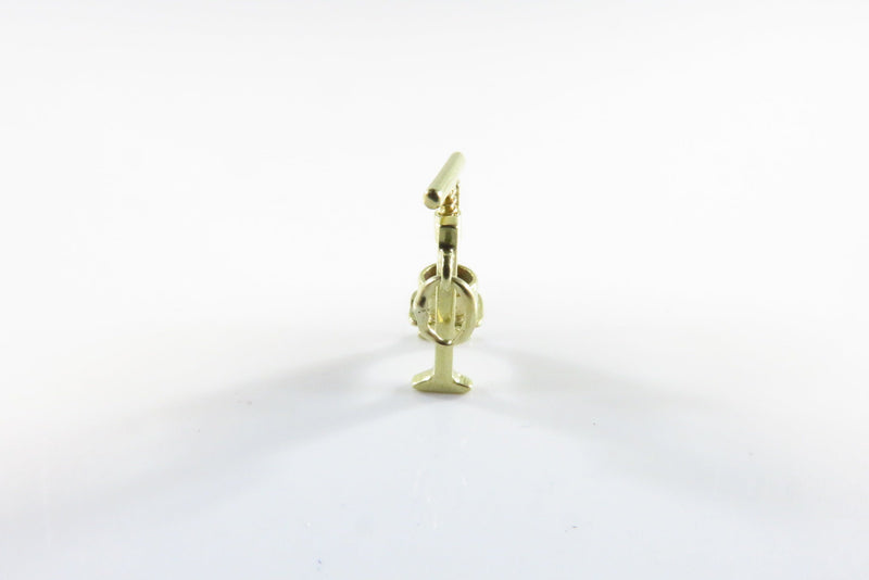 14K Gold Charm Antique Nutcracker Wine Press Or Press Working Threaded Press Tin product image for Just Stuff I Sell, clear front view, neutral background, original listing photo, optimized descriptive alt text, centered composition variant 3