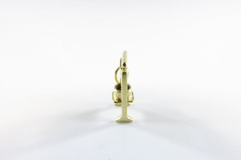 14K Gold Charm Antique Nutcracker Wine Press Or Press Working Threaded Press Tin product image for Just Stuff I Sell, clear front view, neutral background, original listing photo, optimized descriptive alt text, centered composition variant 4