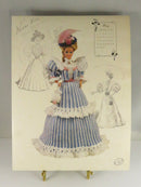 Vintage Miss May 1994 No. 7705 Crochet Pattern - Annie's Attic - Barbie Doll Dress — front view