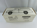 Box top for ERTL 1960 4x4 Pickup Bank, marked 1:25 scale and locking coin bank with key