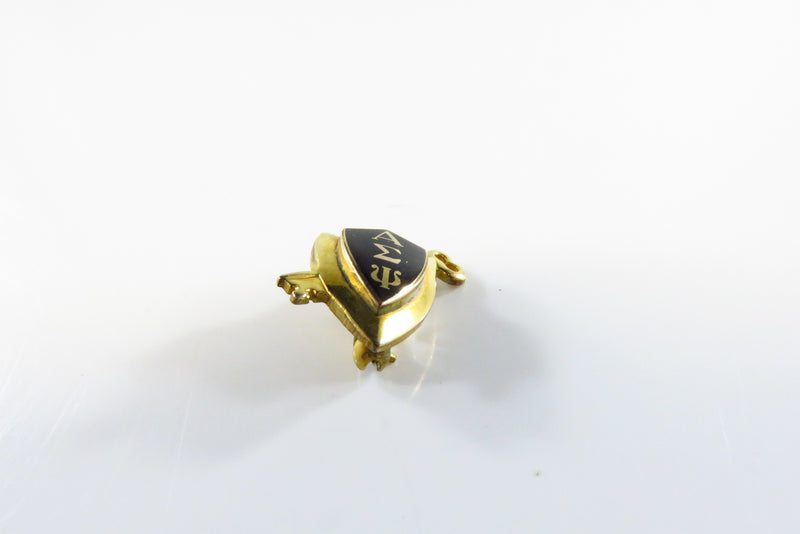Alpha Sigma Psi Fraternity Pin by L.G.B. Gold Gilded Enamel No Date