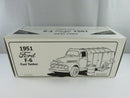 First Gear 1951 Ford F-6 Fuel Tanker diecast model in foam packaging, side view