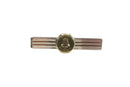 Vintage Bell System B.T. Co. of PA Anson Sterling Silver Tie Bar Clip — Sterling Silver, Silver — front view
