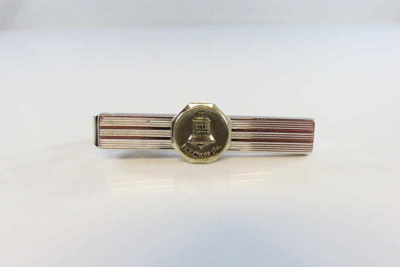 Vintage Bell System B.T. Co. of PA Anson Sterling Silver Tie Bar Clip