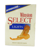Winston Select Lights Sampler Box R.J. Reynolds 1993 Empty USA Tobacco promotion cigarette packaging introductory