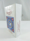 Top view of sealed Winston Select Lights Box cigarette pack showing folded foil wrap