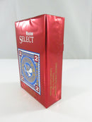 Bottom view of foil-wrapped Winston Select Box hard pack