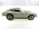 Hot Wheels Z Whiz Datsun 240Z/260Z 1:64 Die-Cast Car Silver Flying Colors Hong Kong 1977-1979 diecast series scale