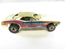 1976-77 Hot Wheels Hemi Hauler Flying Colors 1:64 Gold Funny Car Plymouth Barracuda flip-top dragster series scale