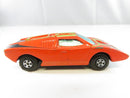 Rear view of Matchbox No. 27 Lamborghini Countach showing Countach marking and rear graphics
