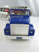 Rear view of Sunoco tanker trailer with 7868 and 1998 markings