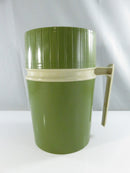 Vintage Thermos Model 7002 Avocado Green 10 oz Wide Mouth Vacuum Food Jar Retro 10 oz glass liner King-Seeley