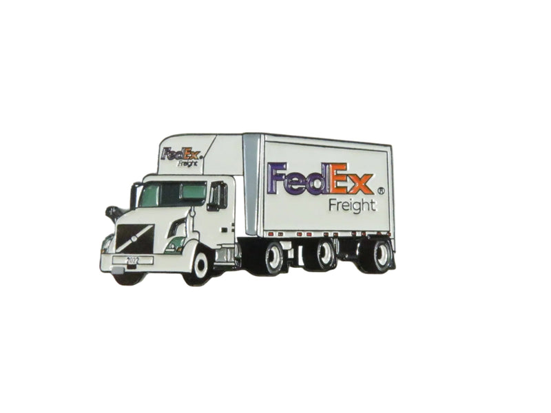 FedEx Freight Truck Challenge Coin - "Honoring all who served Lance" - Rare — Enamel — front view