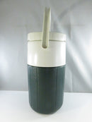 Coleman PolyLite 5590 1/2 Gallon Insulated Water Jug 2 Quart 1993 Green White model beverage cooler handle spout