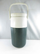 Coleman PolyLite 5590 1/2 Gallon Insulated Water Jug 2 Quart 1993 Green White model beverage cooler handle spout