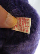 Ty Beanie Buddies Princess Diana Memorial Bear 14 Inch Purple Plush 1998 Collection Oakbrook Illinois embroidered white