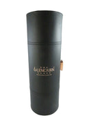 Pair of clear Glencairn whisky glasses with etched Camp Southern Ground name and crest, front view