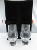 Glencairn Whisky Glass Camp Southern Ground Branded Whisky Glasses Pair with Travel Case crest etched custom-etched