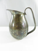 Carl F. Christensen Copenhagen Silver Plate Creamer Pitcher c. 1943-1963 Denmark silversmith Danish cream Ribbed Handle