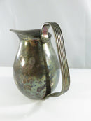 Carl F. Christensen Copenhagen Silver Plate Creamer Pitcher c. 1943-1963 Denmark silversmith Danish cream Ribbed Handle