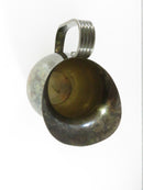Carl F. Christensen Copenhagen Silver Plate Creamer Pitcher c. 1943-1963 Denmark silversmith Danish cream Ribbed Handle