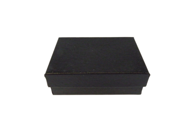 3 1/8" x 2 1/8" Black Cotton Filled Gift Box