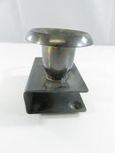 Vintage Bellini Silver Plate Chamberstick Candle Holder with Matchbox Sleeve Made in Brazil Brazilian handle century