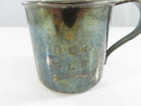 Close view of the cup base with 1881 ROGERS stamp