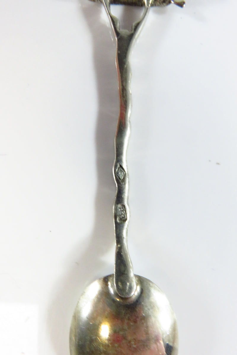 Sailboat Design 833 Silver Brazilian Demitasse Coffee Baby Diminutive Spoon