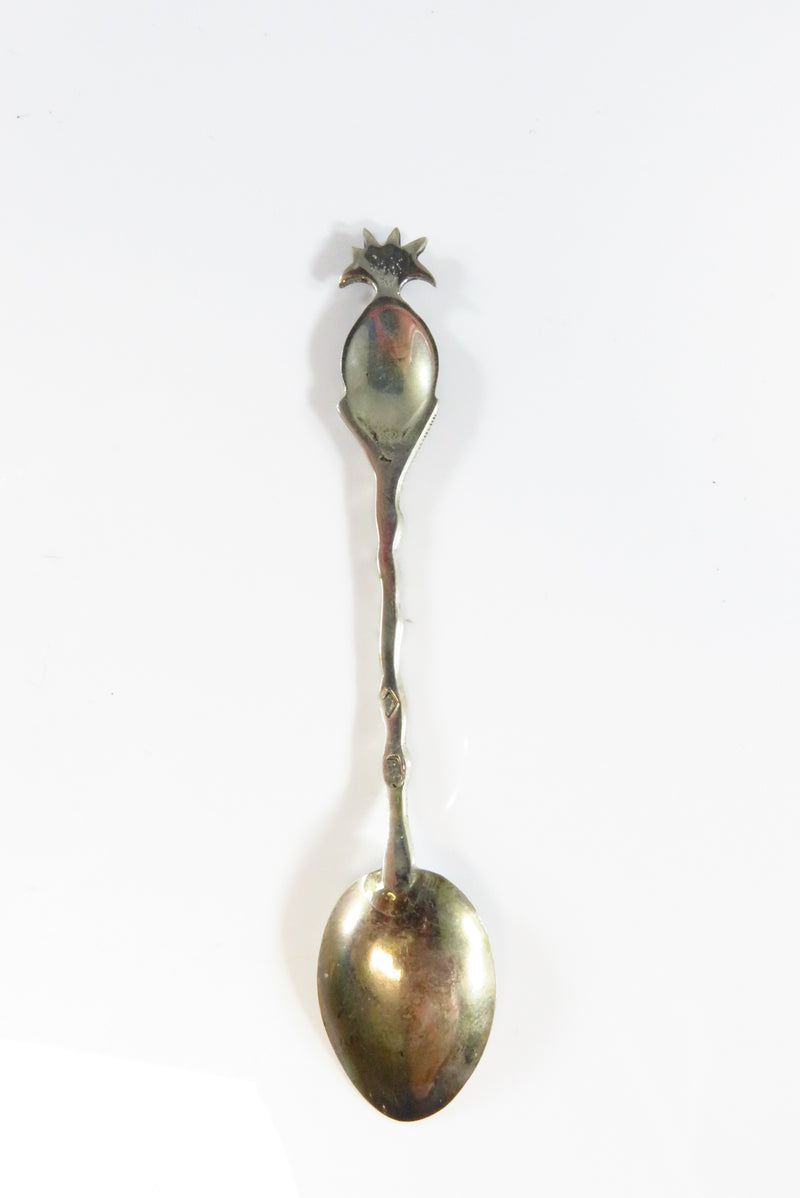 Pineapple Design 833 Silver Brazilian Demitasse Coffee Baby Diminutive Spoon
